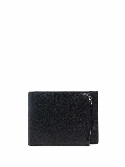 Maison Margiela Four-stitch Logo Wallet In Black