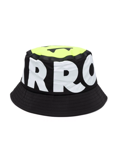 Barrow Kids' Logo-print Bucket Hat In Black