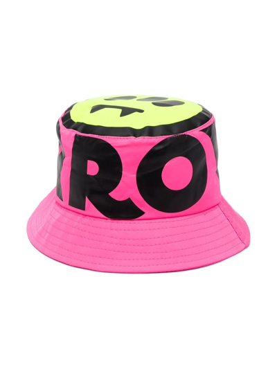 Barrow Babies' Teen Logo-print Bucket Hat In Pink
