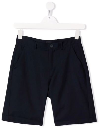 Fay Teen Chino Shorts In Blue