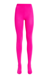Valentino Pink Pp Long Tights In Pink,black