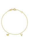 BONY LEVY BONY LEVY 14K GOLD PERSONALIZED CHARM BRACELET