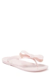 Ted Baker Jassey Bow-detail Jelly Flip-flops In Pink