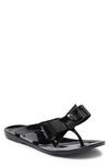 Ted Baker Bejouw Bow Flip-flop Sandal In Black