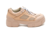 Vic Matie Vic Matiē Woman Sneakers Blush Size 6 Textile Fibers, Soft Leather In Beige