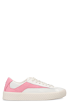 By Far Rodina Perforated Leather And Suede Sneakers In White