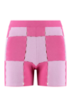 Jacquemus Le Short Gelato Cotton Knit Mini Shorts In Multicolor