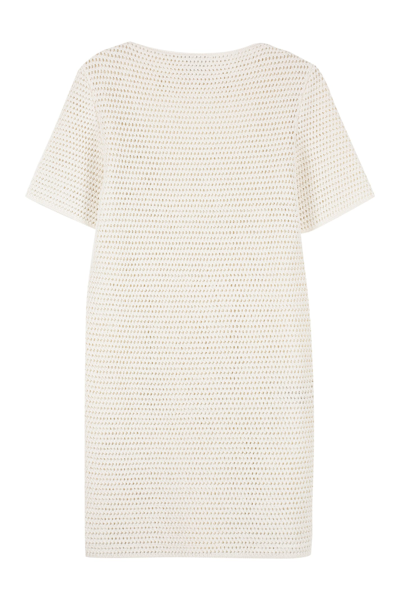 Bottega Veneta Crochet White Dress