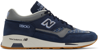 NEW BALANCE NAVY & GREY TWEED MADE IN UK 1500 trainers