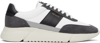 Axel Arigato White Fabric And Leather Sneaker In Dark Grey/white/blac