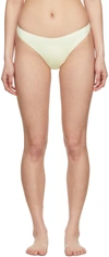 Oseree White Eco Basic Bikini Bottoms In Milk