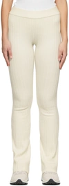 Axel Arigato Off-white Wool Lounge Pants In Ecru