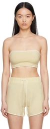 Lisa Yang Ssense Exclusive Off-white Selah Bra In Mellow/crea