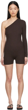 Lisa Yang Ssense Exclusive Brown Aiya Jumpsuit In Chocolate