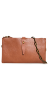 Madewell The Transport Accordion Crossbody Bag In English Saddle