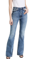 Rag & Bone Nina High-rise Flared Stretch-denim Jeans In Norwalk