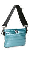 Think Royln Quilted Crossbody Bum Bag In Pearl Blue