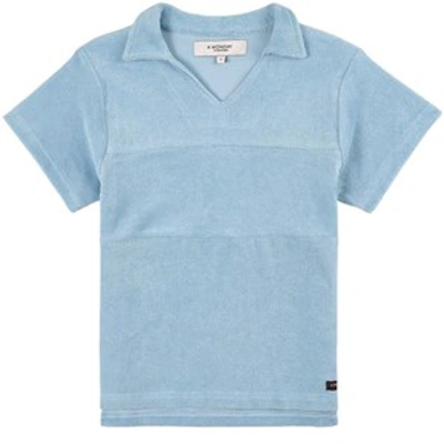 A Monday In Copenhagen Kids' Carl Polo Shirt Blue Fog