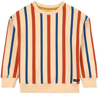 A Monday In Copenhagen Kids' Louise Striped Sweater French Stripe In Cream