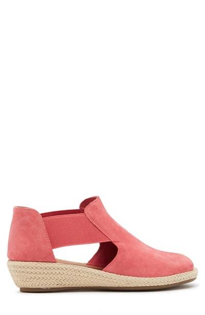Gentle Souls Signature Noa Elastic Slip-on Platform Sandal In Coral