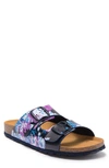 Joules Penley Slip-on Sandal In 216138-dkbluflrl