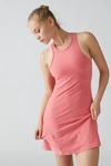 BEYOND YOGA SPACE-DYE UNDER LOCK & KEYHOLE MINI DRESS