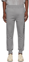 A-cold-wall* Grey Cotton Lounge Pants In Slate Grey