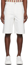Jil Sander Denim Shorts In 102 - Natural