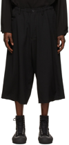 YOHJI YAMAMOTO BLACK WOOL TROUSERS