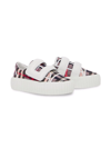 BURBERRY CHEQUERBOARD TOUCH-STRAP SNEAKERS