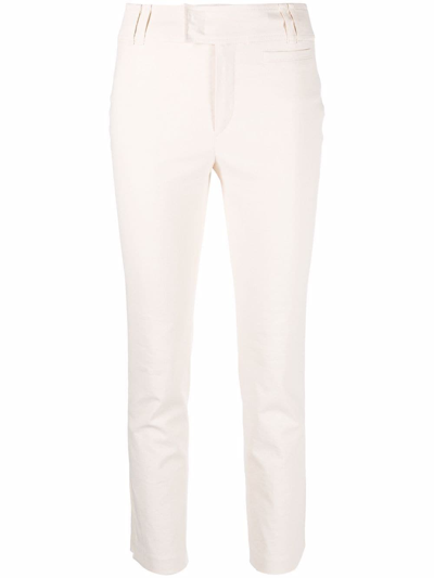 Isabel Marant White Mid Rise Straight Pants