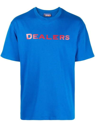 Just Don Logo-print Short-sleeve T-shirt In Blue
