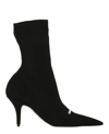 Balenciaga Womens Blk/white Knife 2.0 Logo-print Stretch-knit Sock Boots 3 In Black/white