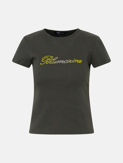 Blumarine Green Cotton T-shirt