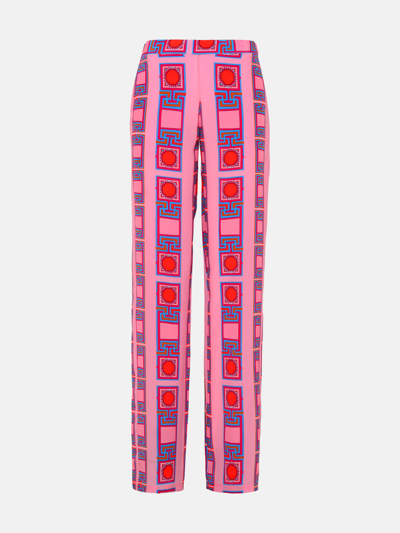 Kutnia Pink Silk Zeugma Pants