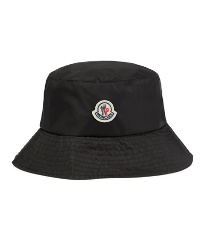Moncler Women's Nylon Bucket Hat In Black