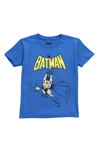 Mighty Fine Kids' Dc Batman Graphic Tee In Royal