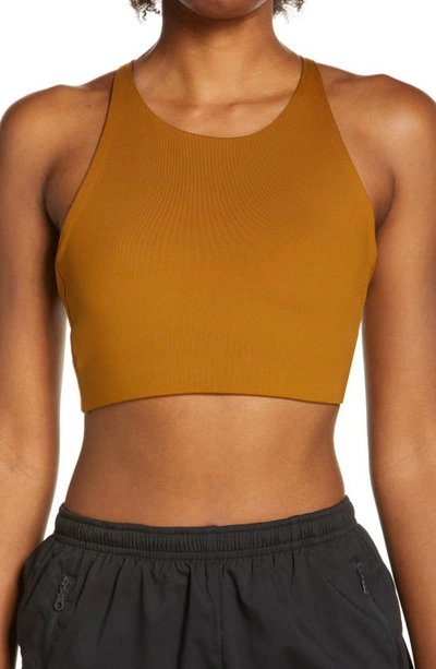 Girlfriend Collective Topanga Sports Bra In Saddle