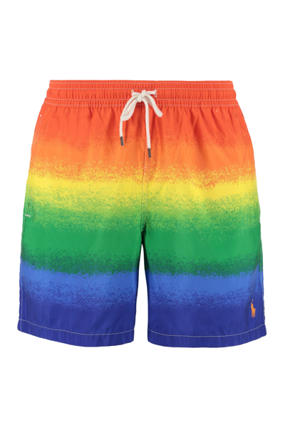 Polo Ralph Lauren Printed Swim Shorts In Multi