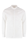 Paolo Pecora Stretch Cotton Shirt In White