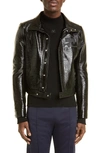 Courrèges High-shine Leather-look Jacket In Black