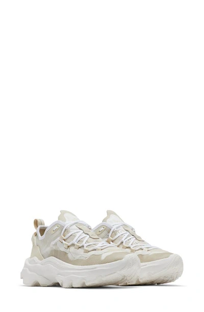 Sorel Kinetic Breakthru Tech Colorblock Sneakers In White/chalk