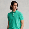 Polo Ralph Lauren Custom Slim Fit Spa Terry Polo Shirt In Cabo Green