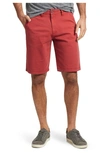 Flag And Anthem Stretch Twill Shorts In Nantucket Red