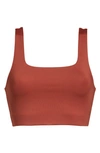 Girlfriend Collective Tommy Sports Bra In Sedona