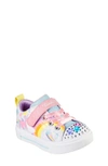 Skechers Kids' Twinkle Sparks Light-up Sneaker In White Multi