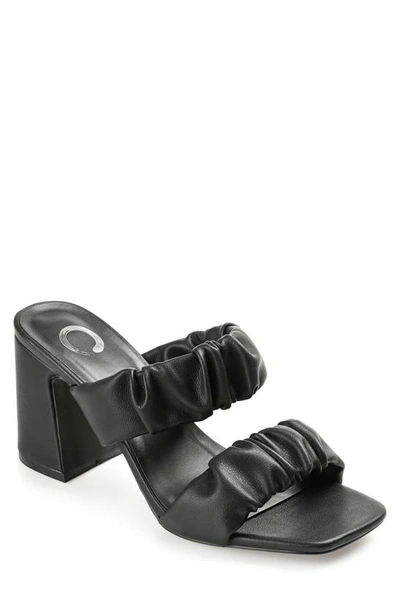 Journee Collection Zoee Heeled Sandal In Black