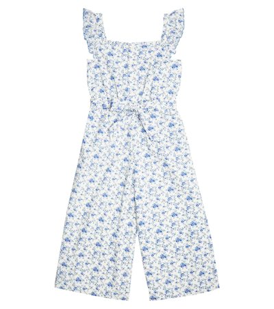 Polo Ralph Lauren Kids' Little Girl's & Girl's Floral Linen-cotton Jumpsuit In Vine Floral