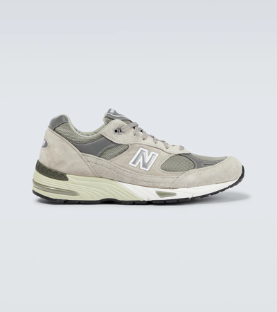 New Balance Grey Made In Uk 991 Anniversary Sneakers In Multi-colored