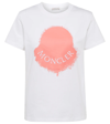 Moncler Cotton Jersey Logo T-shirt In White